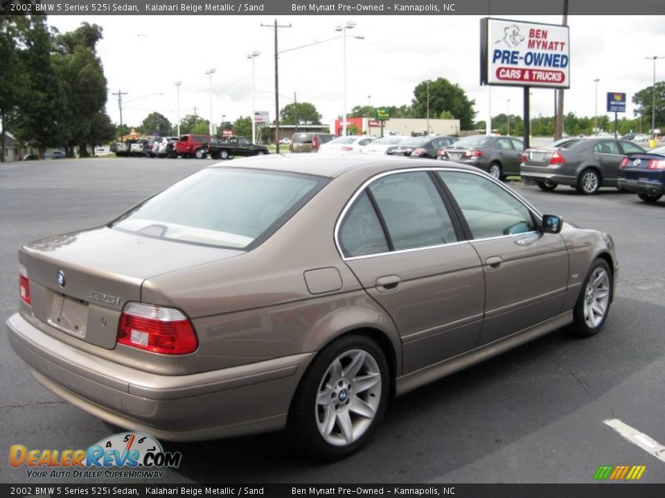 2002 BMW 5 Series 525i Sedan Kalahari Beige Metallic / Sand Photo #6