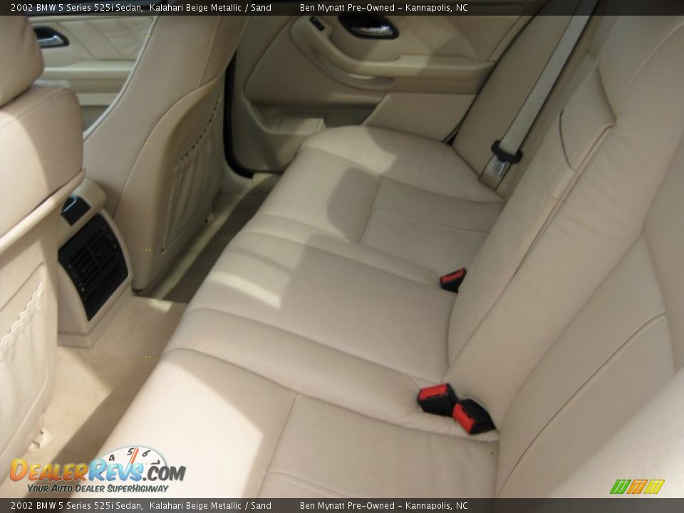 2002 BMW 5 Series 525i Sedan Kalahari Beige Metallic / Sand Photo #11