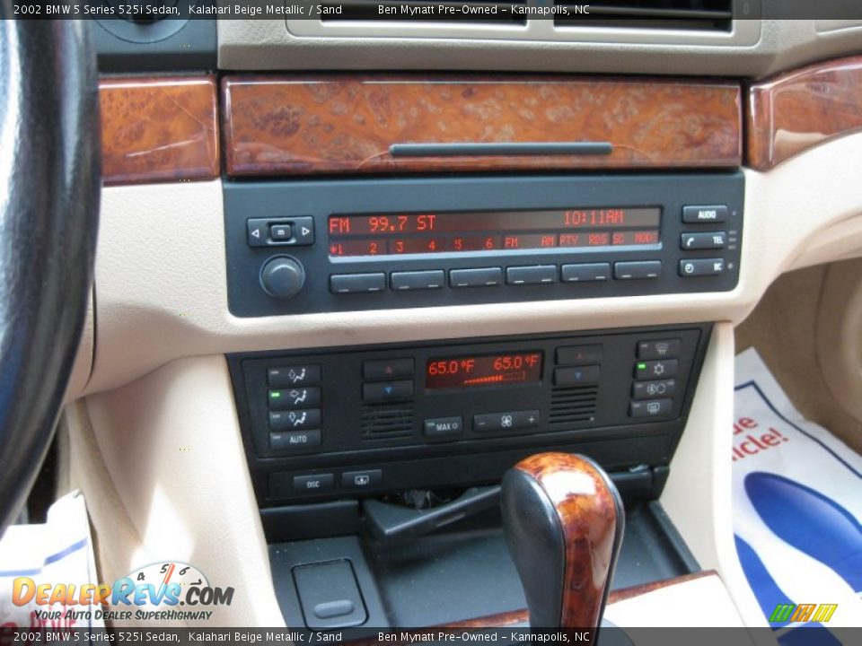 2002 BMW 5 Series 525i Sedan Kalahari Beige Metallic / Sand Photo #12