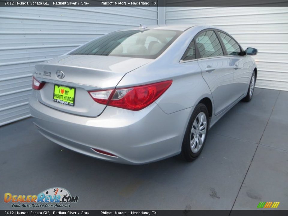 2012 Hyundai Sonata GLS Radiant Silver / Gray Photo #4