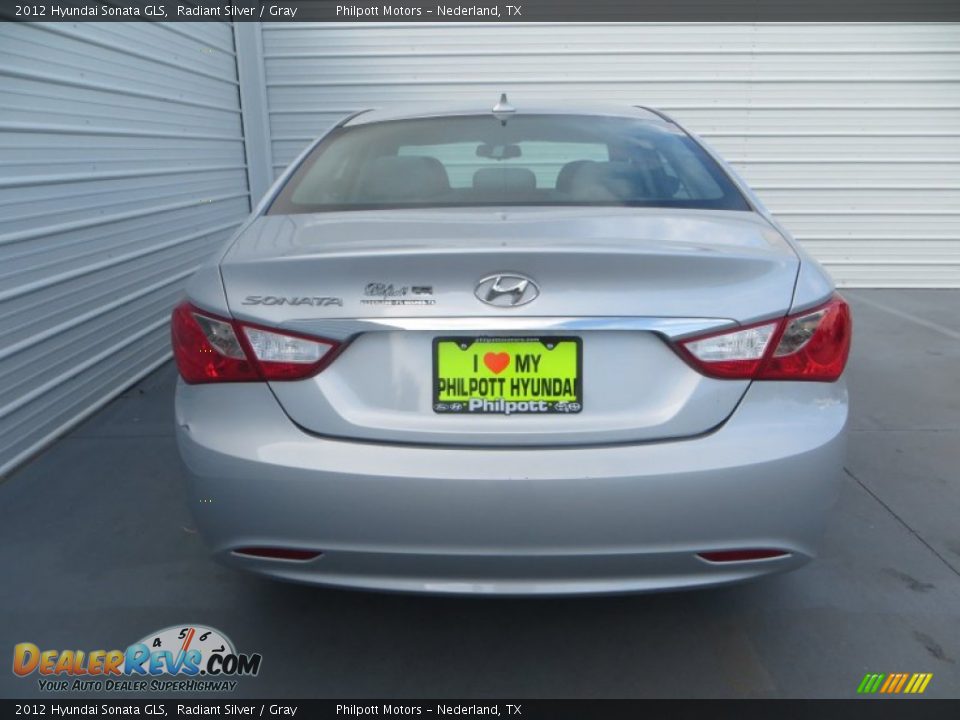 2012 Hyundai Sonata GLS Radiant Silver / Gray Photo #5