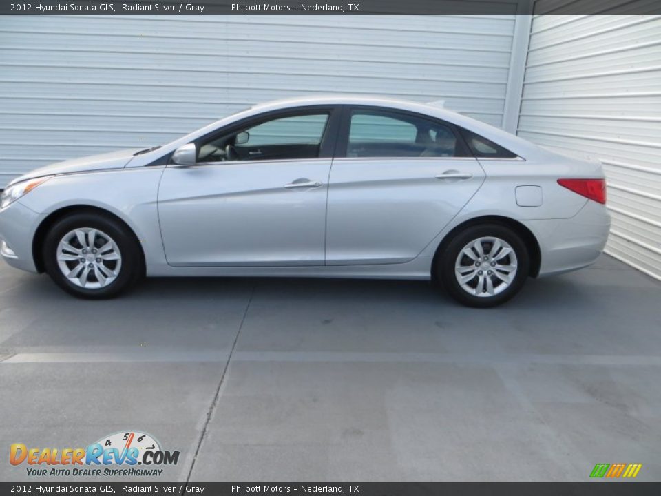 2012 Hyundai Sonata GLS Radiant Silver / Gray Photo #6