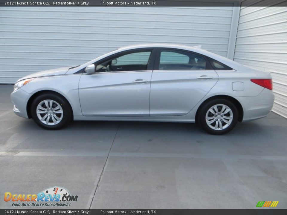 2012 Hyundai Sonata GLS Radiant Silver / Gray Photo #7
