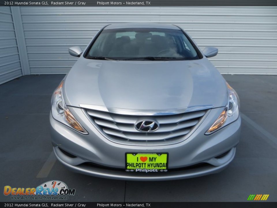 2012 Hyundai Sonata GLS Radiant Silver / Gray Photo #9