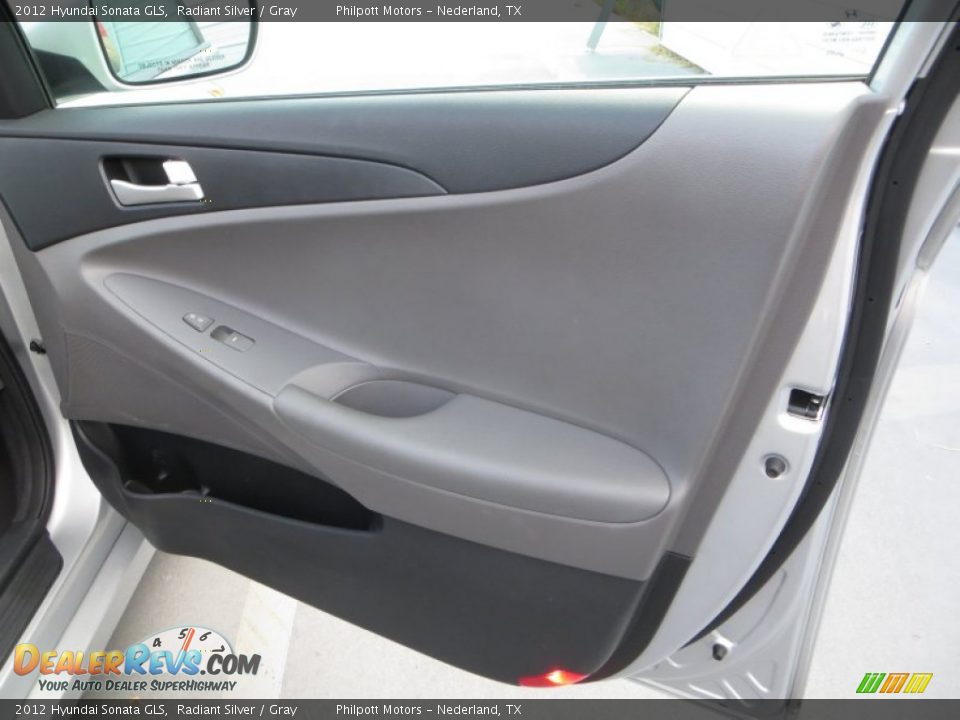 2012 Hyundai Sonata GLS Radiant Silver / Gray Photo #17