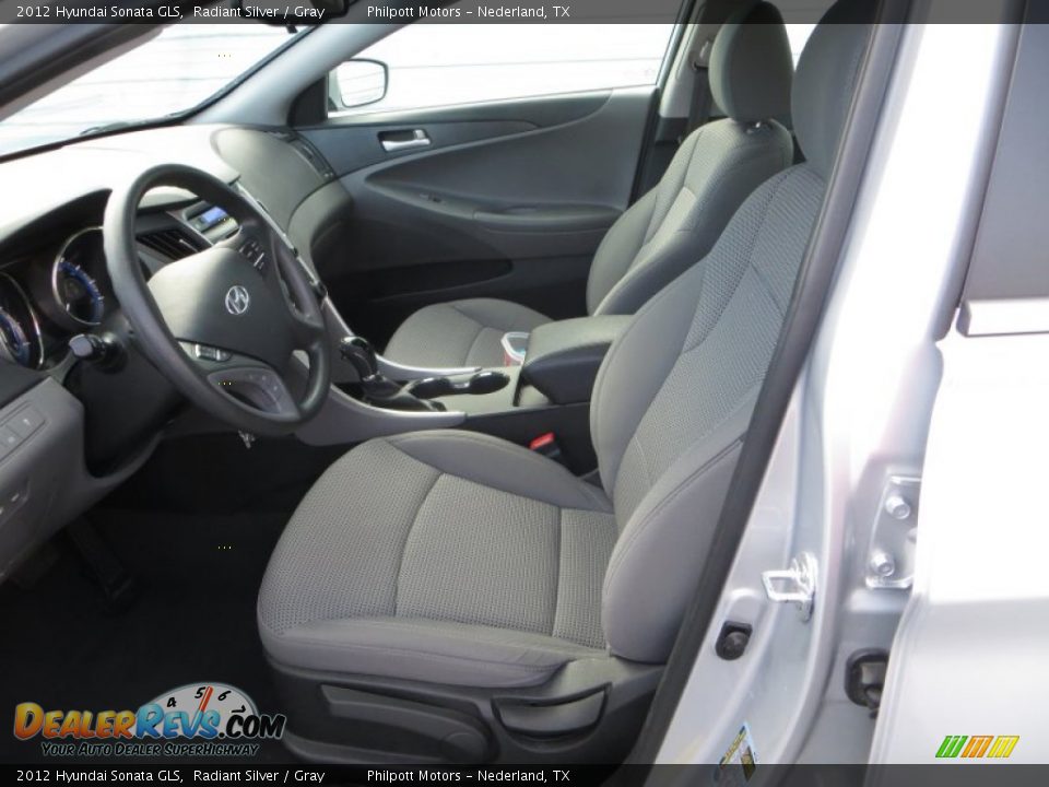 2012 Hyundai Sonata GLS Radiant Silver / Gray Photo #28