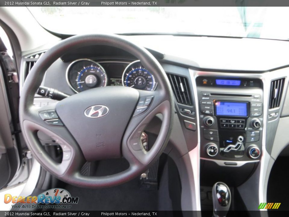 2012 Hyundai Sonata GLS Radiant Silver / Gray Photo #32