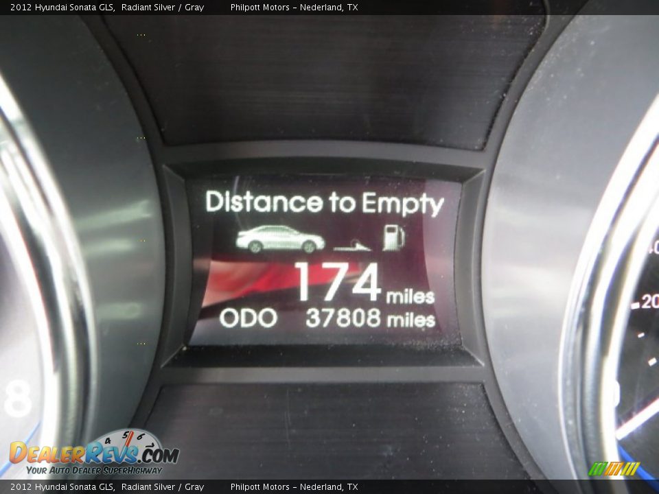 2012 Hyundai Sonata GLS Radiant Silver / Gray Photo #36