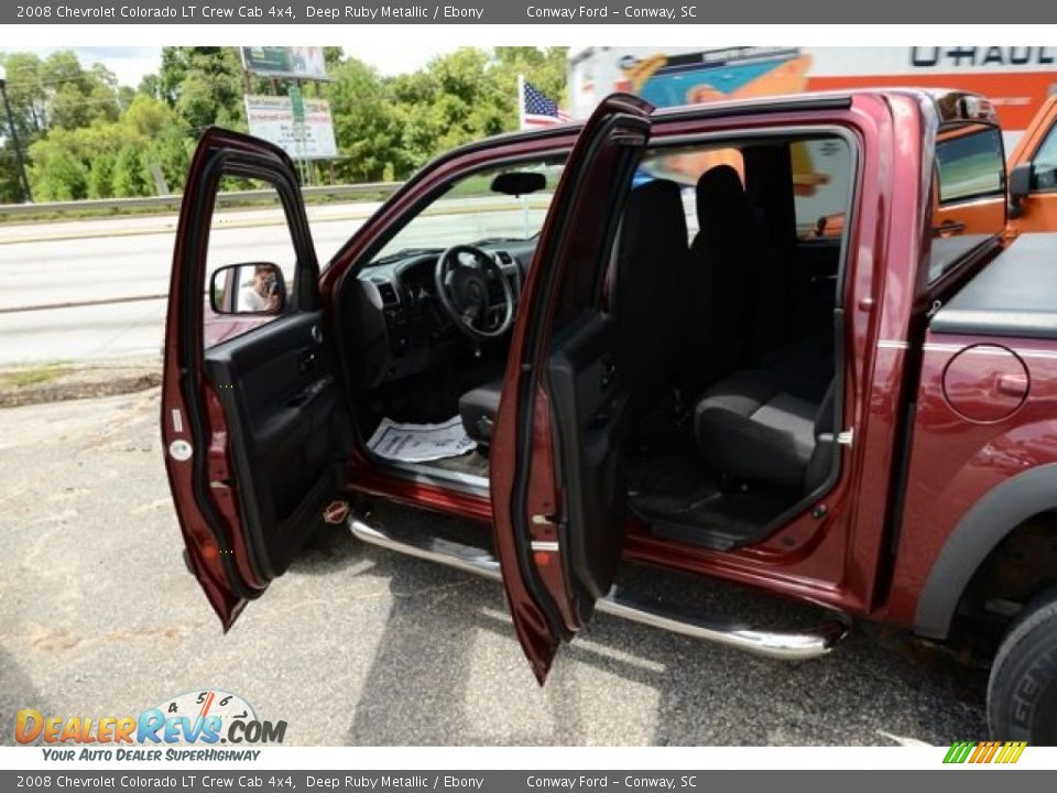 2008 Chevrolet Colorado LT Crew Cab 4x4 Deep Ruby Metallic / Ebony Photo #9