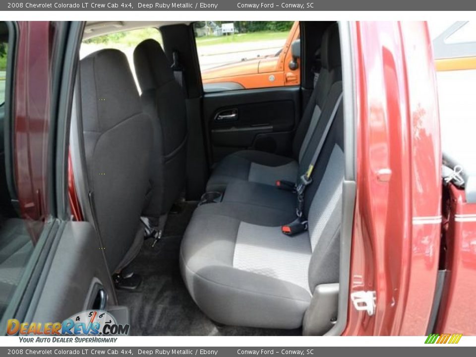 2008 Chevrolet Colorado LT Crew Cab 4x4 Deep Ruby Metallic / Ebony Photo #10