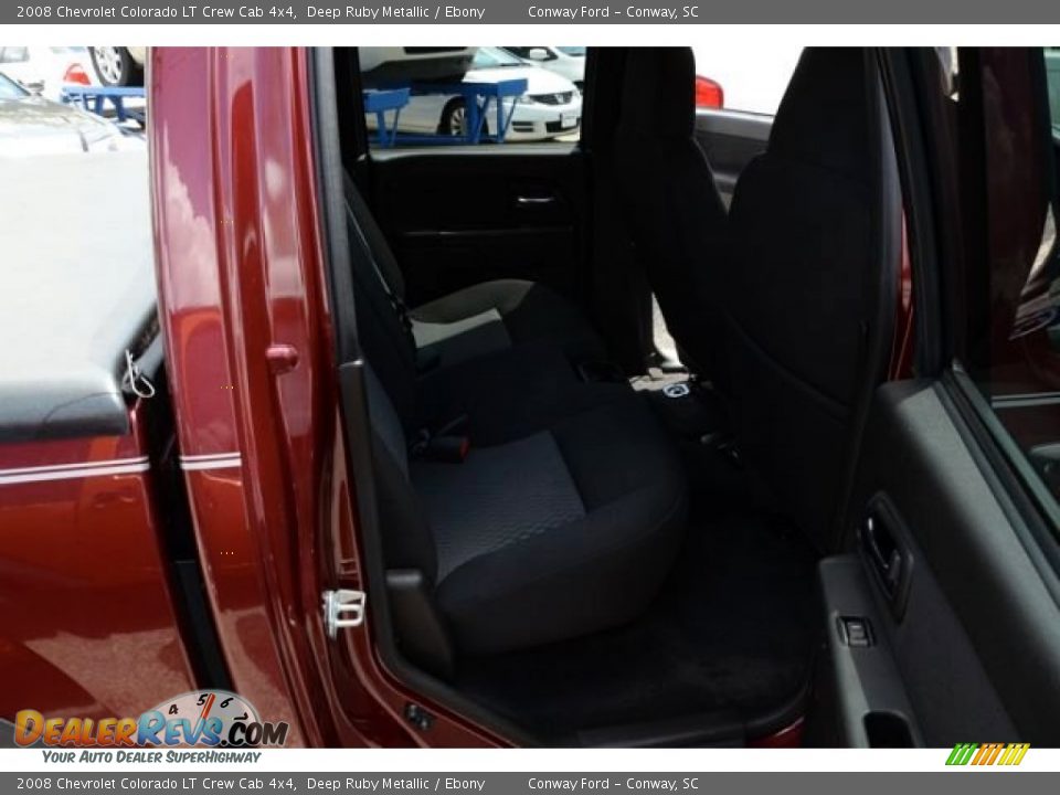 2008 Chevrolet Colorado LT Crew Cab 4x4 Deep Ruby Metallic / Ebony Photo #13