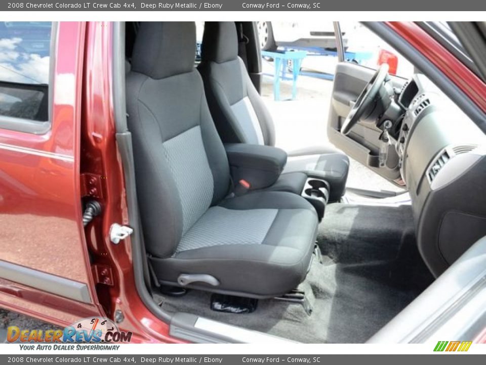 2008 Chevrolet Colorado LT Crew Cab 4x4 Deep Ruby Metallic / Ebony Photo #14