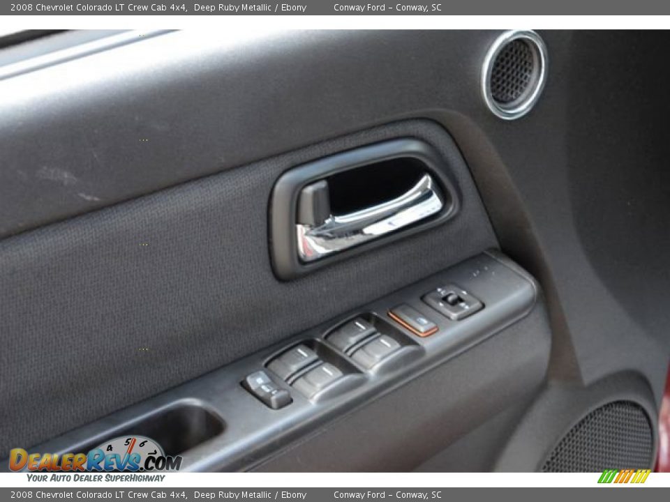 2008 Chevrolet Colorado LT Crew Cab 4x4 Deep Ruby Metallic / Ebony Photo #18