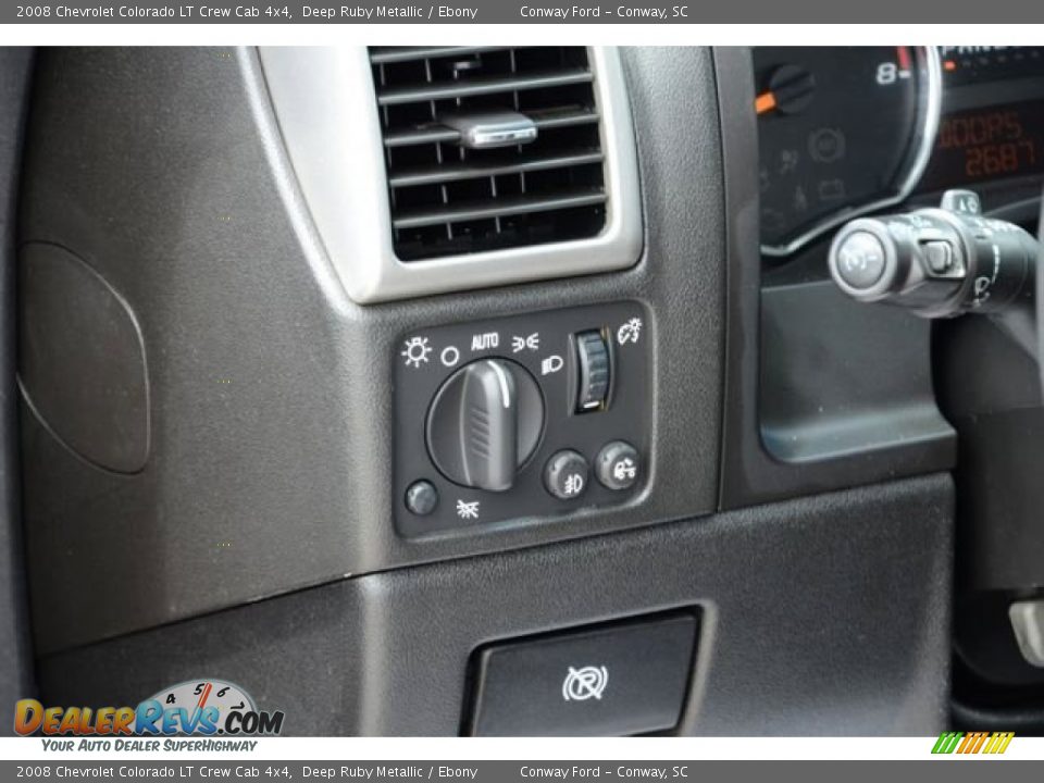 2008 Chevrolet Colorado LT Crew Cab 4x4 Deep Ruby Metallic / Ebony Photo #19