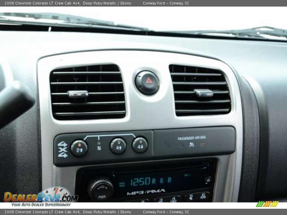 2008 Chevrolet Colorado LT Crew Cab 4x4 Deep Ruby Metallic / Ebony Photo #22