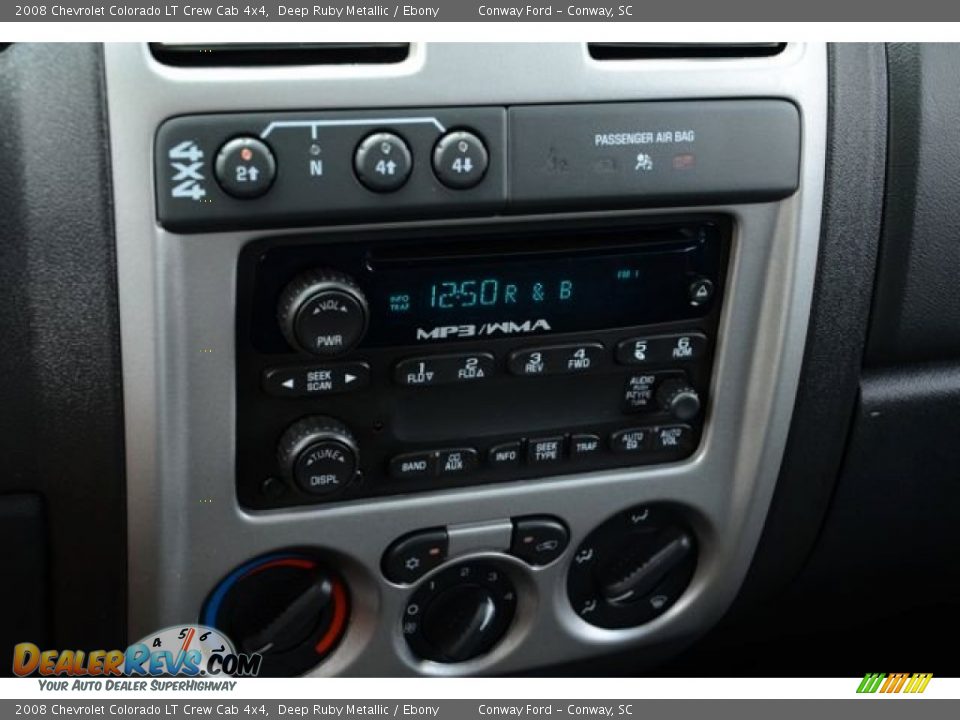 2008 Chevrolet Colorado LT Crew Cab 4x4 Deep Ruby Metallic / Ebony Photo #23