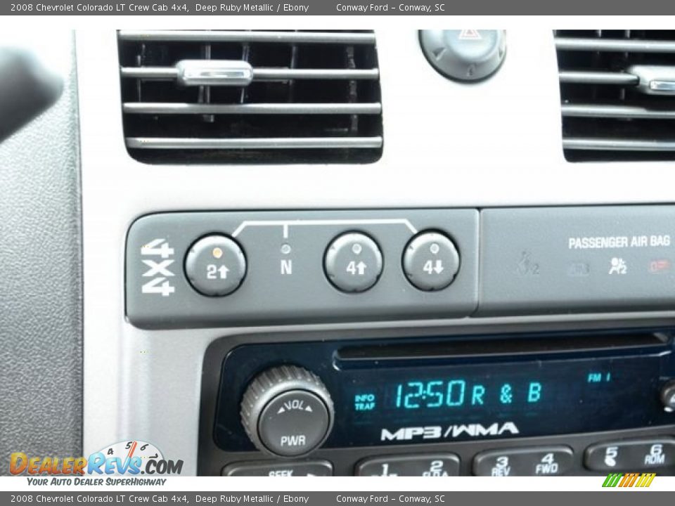 2008 Chevrolet Colorado LT Crew Cab 4x4 Deep Ruby Metallic / Ebony Photo #24