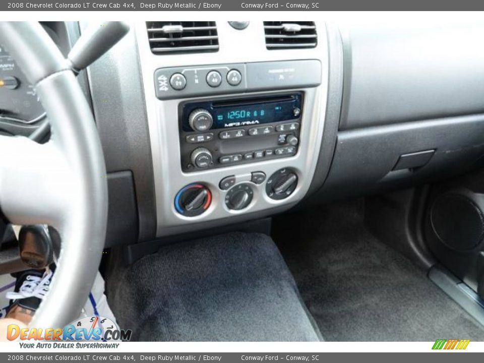2008 Chevrolet Colorado LT Crew Cab 4x4 Deep Ruby Metallic / Ebony Photo #25