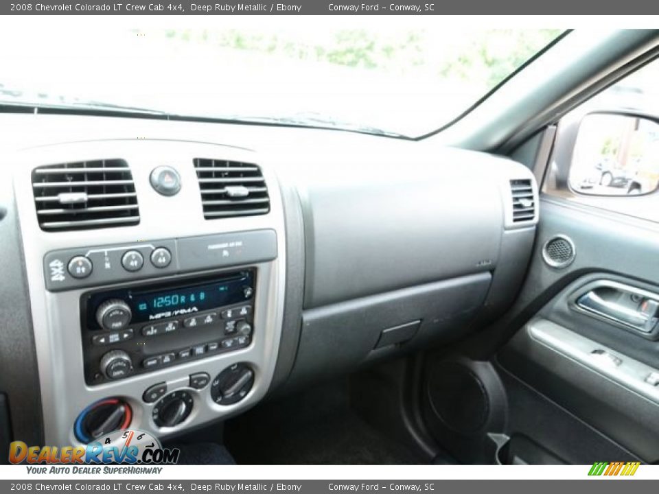 2008 Chevrolet Colorado LT Crew Cab 4x4 Deep Ruby Metallic / Ebony Photo #26