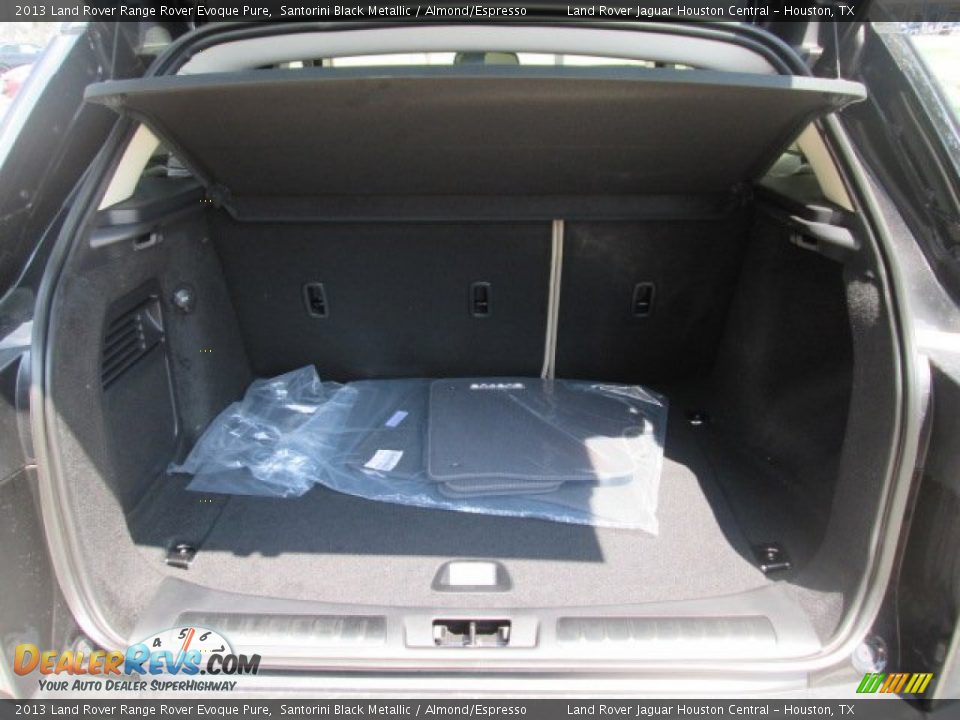 2013 Land Rover Range Rover Evoque Pure Santorini Black Metallic / Almond/Espresso Photo #10