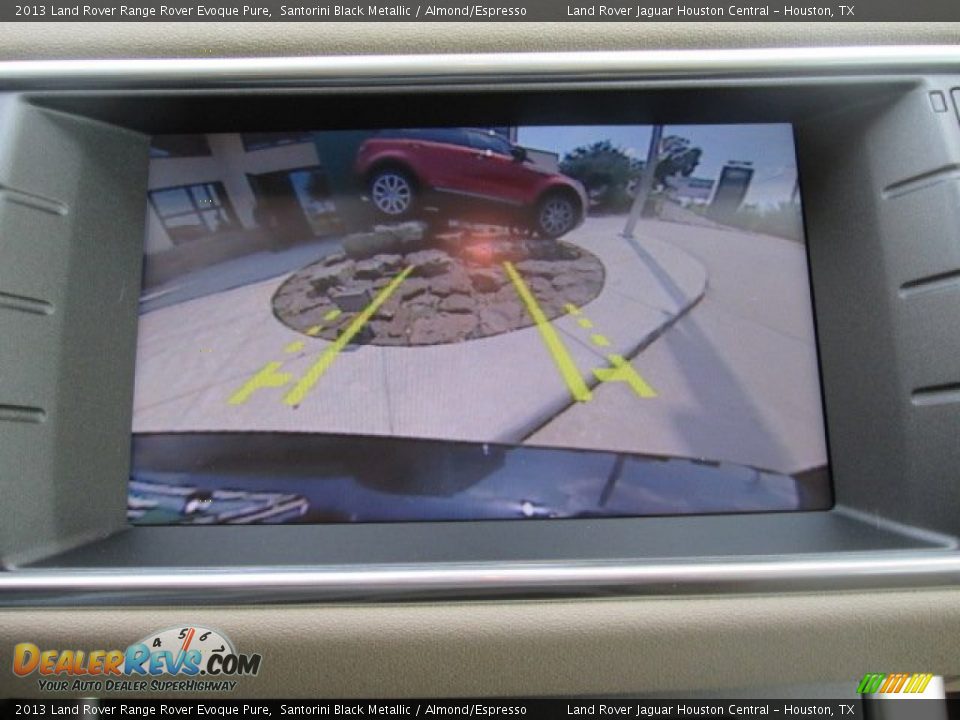 2013 Land Rover Range Rover Evoque Pure Santorini Black Metallic / Almond/Espresso Photo #19