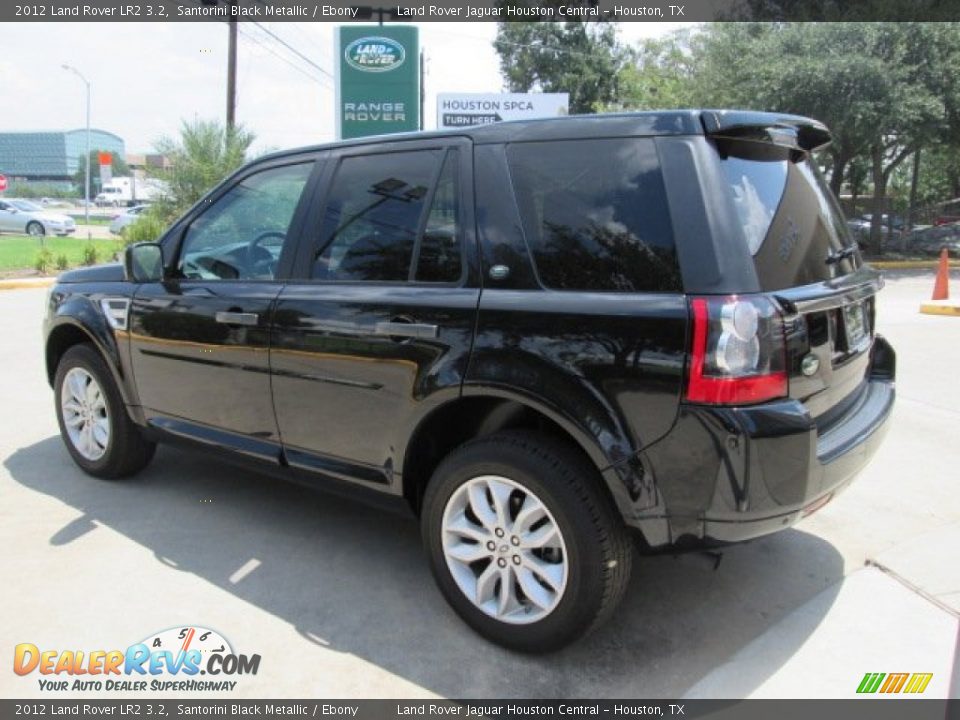 2012 Land Rover LR2 3.2 Santorini Black Metallic / Ebony Photo #8