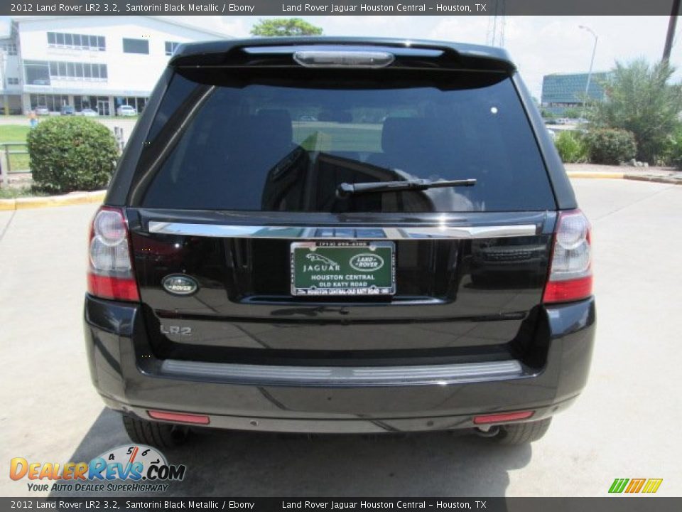 2012 Land Rover LR2 3.2 Santorini Black Metallic / Ebony Photo #9