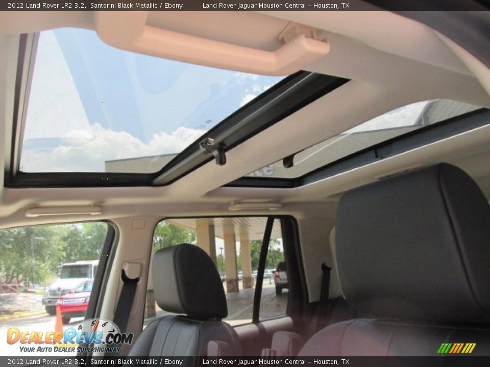 2012 Land Rover LR2 3.2 Santorini Black Metallic / Ebony Photo #16
