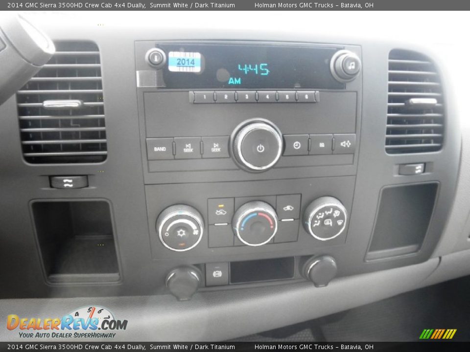 2014 GMC Sierra 3500HD Crew Cab 4x4 Dually Summit White / Dark Titanium Photo #7