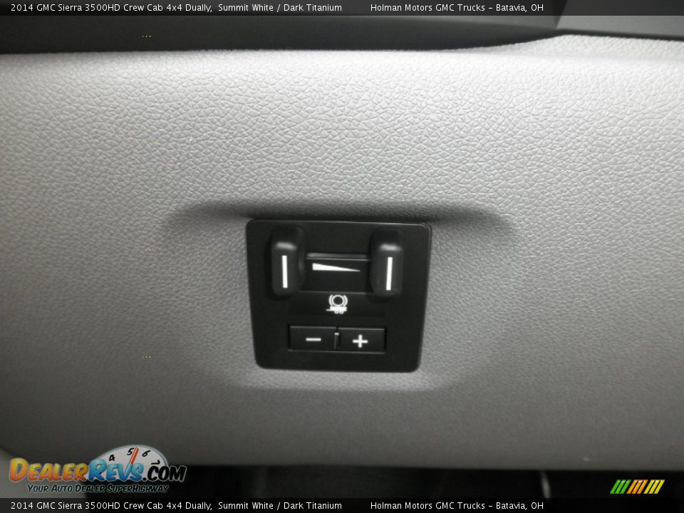 2014 GMC Sierra 3500HD Crew Cab 4x4 Dually Summit White / Dark Titanium Photo #11