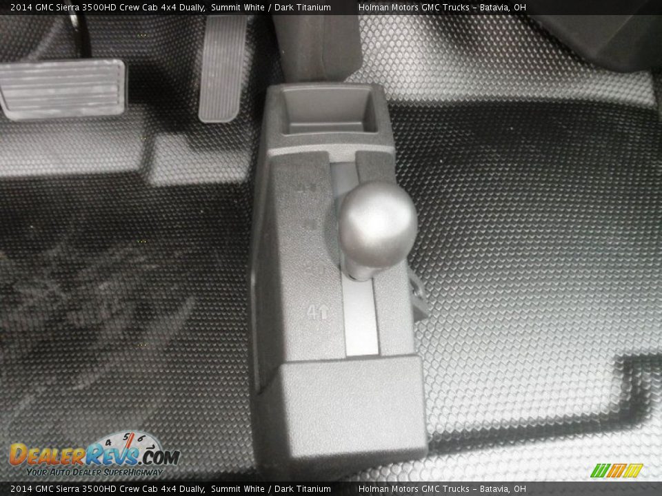 2014 GMC Sierra 3500HD Crew Cab 4x4 Dually Summit White / Dark Titanium Photo #12