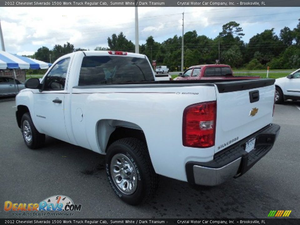 2012 Chevrolet Silverado 1500 Work Truck Regular Cab Summit White / Dark Titanium Photo #3