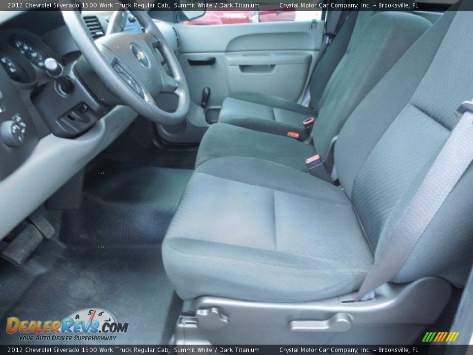 2012 Chevrolet Silverado 1500 Work Truck Regular Cab Summit White / Dark Titanium Photo #4