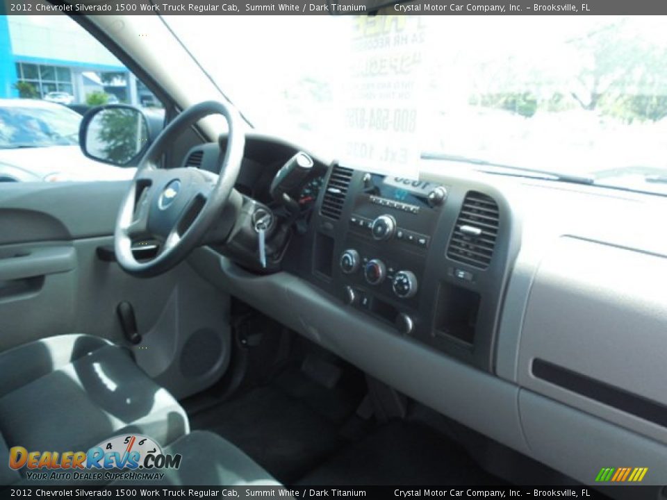 2012 Chevrolet Silverado 1500 Work Truck Regular Cab Summit White / Dark Titanium Photo #10