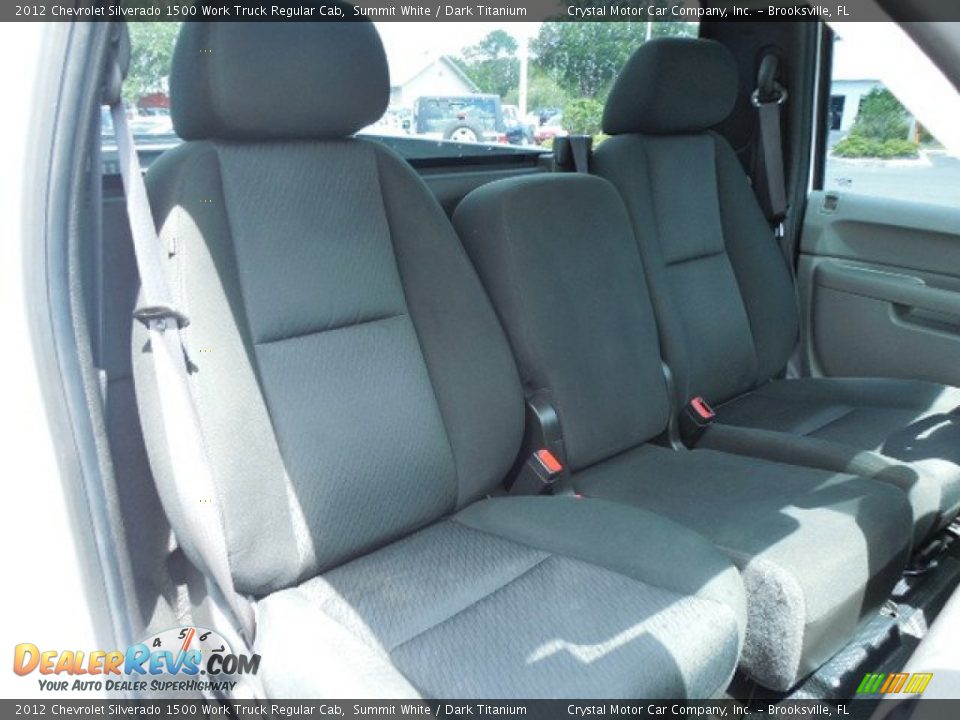 2012 Chevrolet Silverado 1500 Work Truck Regular Cab Summit White / Dark Titanium Photo #11
