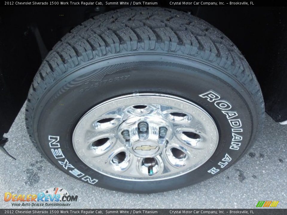 2012 Chevrolet Silverado 1500 Work Truck Regular Cab Summit White / Dark Titanium Photo #13