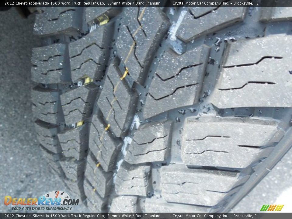 2012 Chevrolet Silverado 1500 Work Truck Regular Cab Summit White / Dark Titanium Photo #14