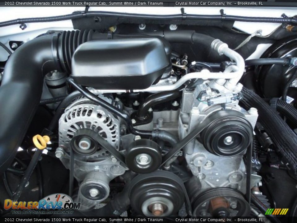 2012 Chevrolet Silverado 1500 Work Truck Regular Cab Summit White / Dark Titanium Photo #15