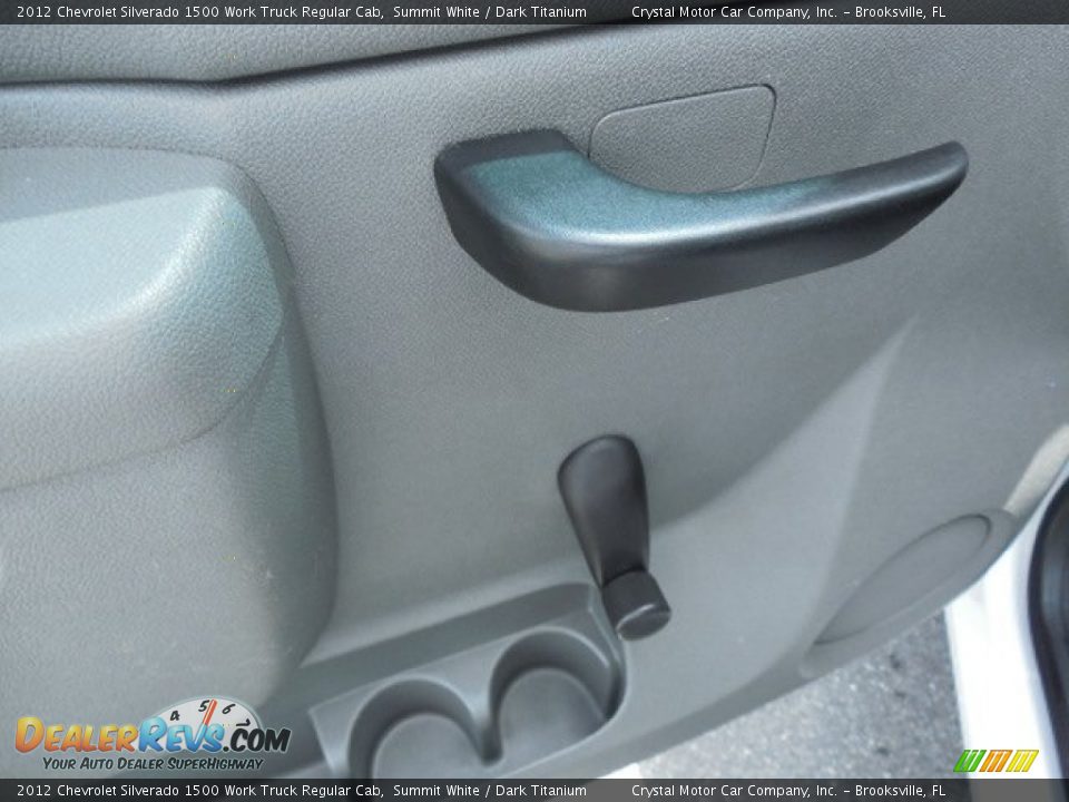 2012 Chevrolet Silverado 1500 Work Truck Regular Cab Summit White / Dark Titanium Photo #16