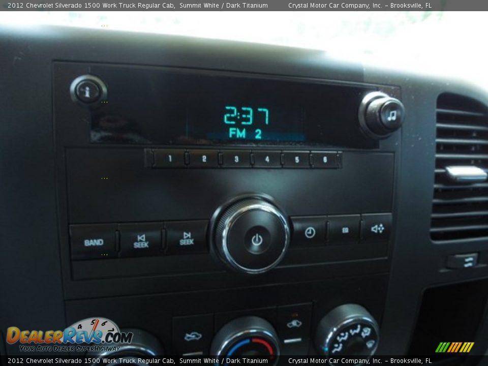 2012 Chevrolet Silverado 1500 Work Truck Regular Cab Summit White / Dark Titanium Photo #18