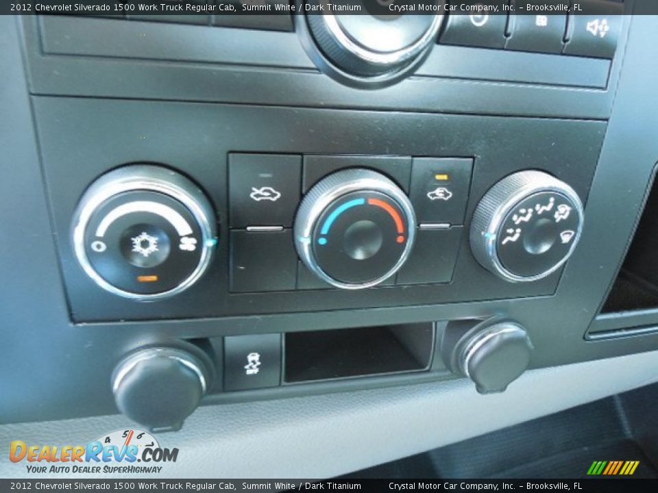 2012 Chevrolet Silverado 1500 Work Truck Regular Cab Summit White / Dark Titanium Photo #19