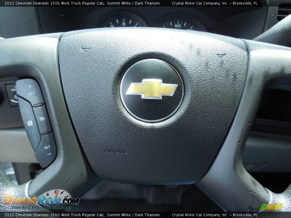 2012 Chevrolet Silverado 1500 Work Truck Regular Cab Summit White / Dark Titanium Photo #20