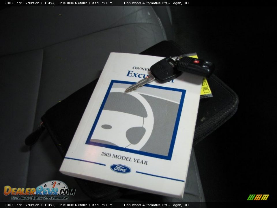 2003 Ford Excursion XLT 4x4 True Blue Metallic / Medium Flint Photo #8