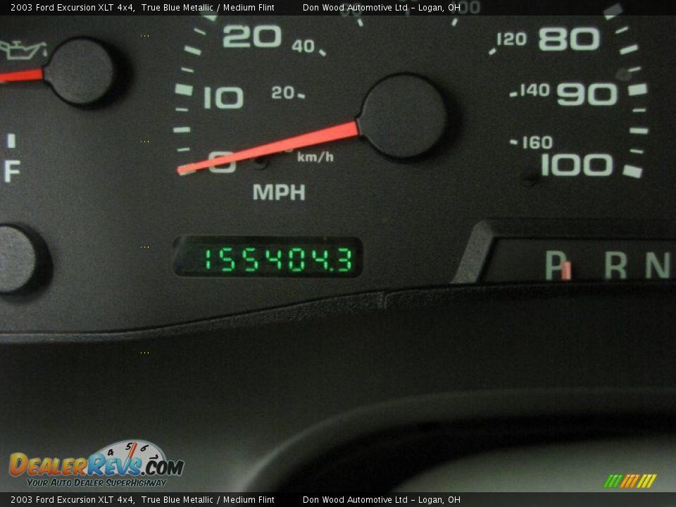 2003 Ford Excursion XLT 4x4 True Blue Metallic / Medium Flint Photo #24