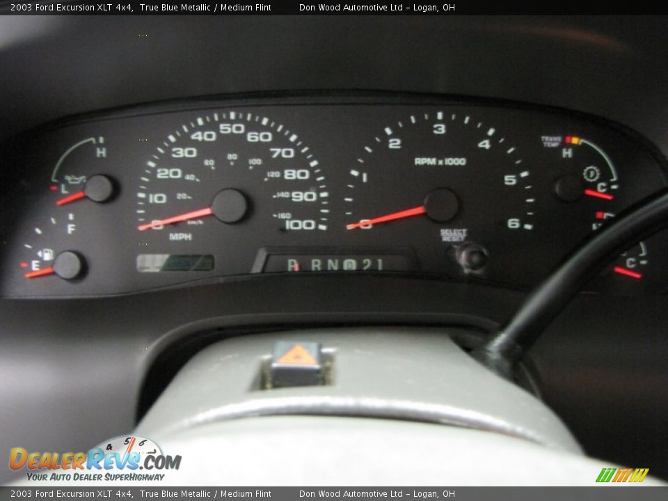 2003 Ford Excursion XLT 4x4 True Blue Metallic / Medium Flint Photo #25