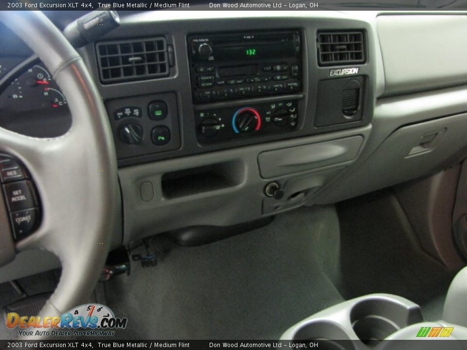 2003 Ford Excursion XLT 4x4 True Blue Metallic / Medium Flint Photo #27