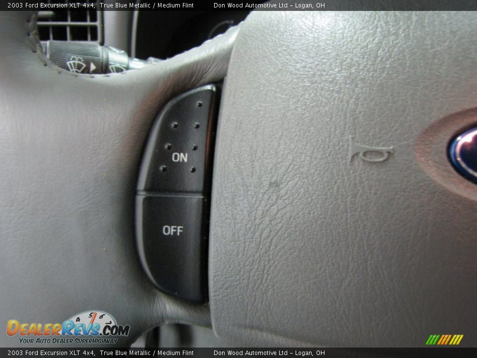 2003 Ford Excursion XLT 4x4 True Blue Metallic / Medium Flint Photo #29