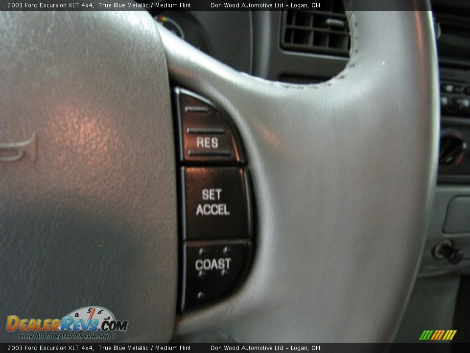 2003 Ford Excursion XLT 4x4 True Blue Metallic / Medium Flint Photo #30