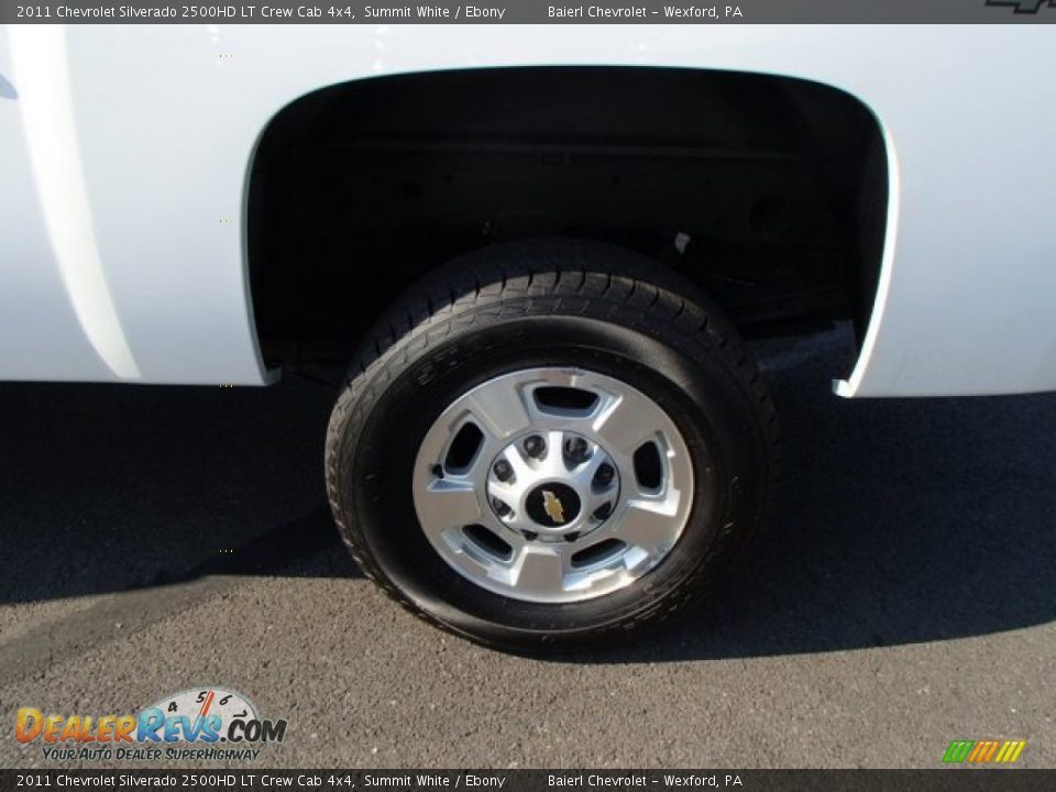 2011 Chevrolet Silverado 2500HD LT Crew Cab 4x4 Summit White / Ebony Photo #9