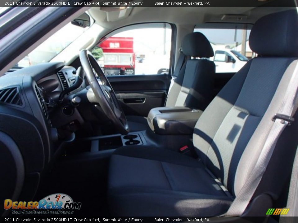 2011 Chevrolet Silverado 2500HD LT Crew Cab 4x4 Summit White / Ebony Photo #10